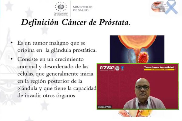 UTEC promueve la prevención del cáncer de próstata a través de conferencia